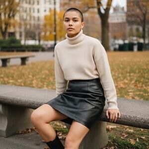 Maxima Wilson’s Leather Skirt Vintage 90s Women’s Size 8 Preloved